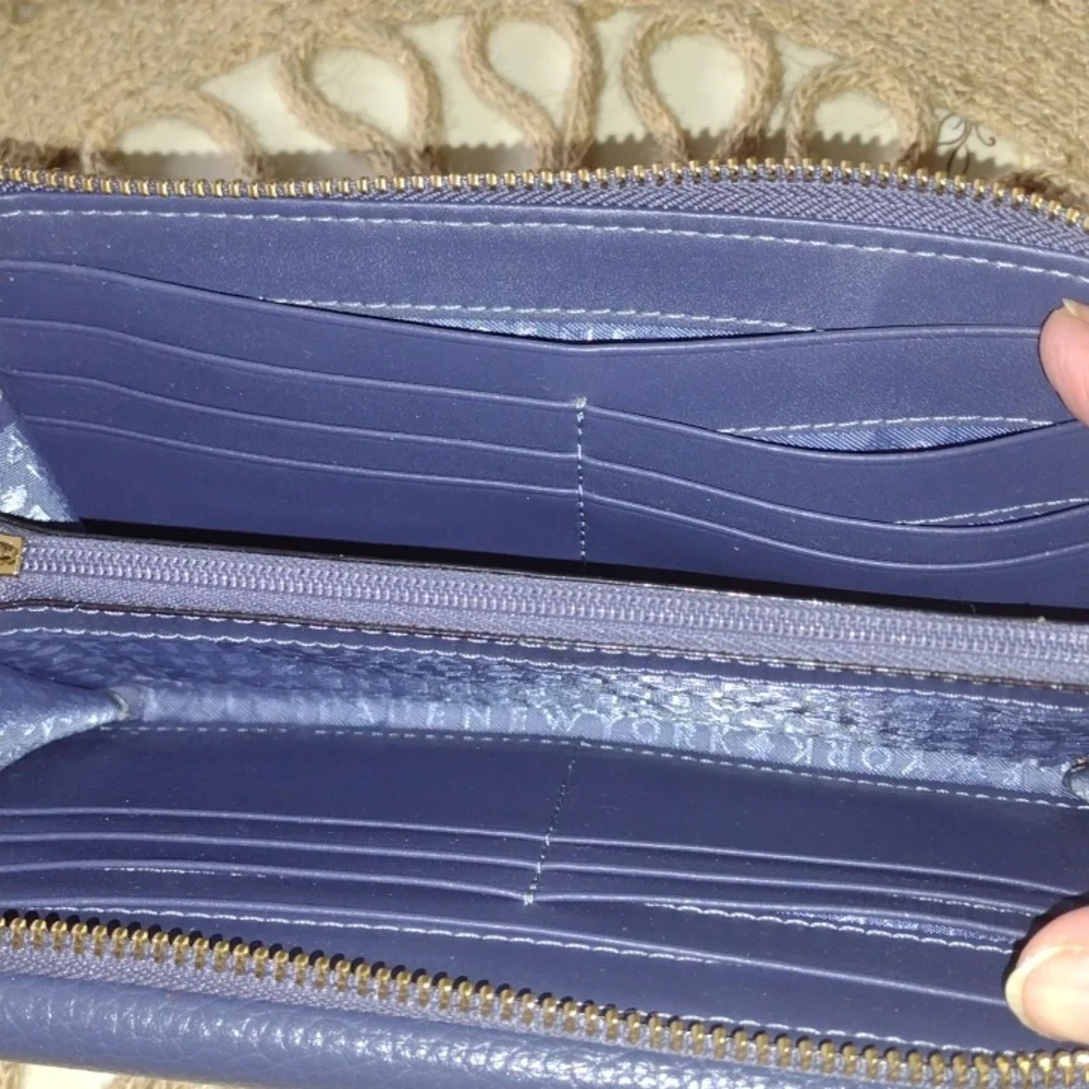 KATE SPADE Long Wallet NAVY NWOT - Picture 5 of 13